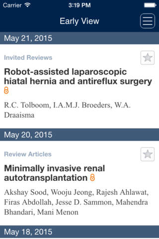 Journal of Surgical Oncology - náhled