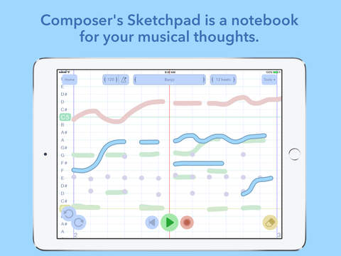 Composer's Sketchpad - náhled