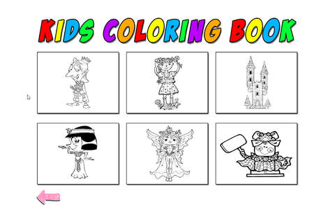 Kids Coloring Princess - náhled