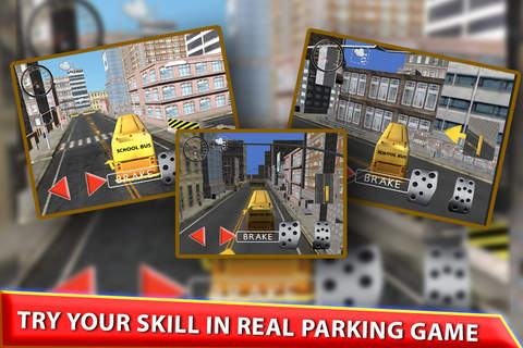Driving School Bus Parking 2016 - Real Driving Tes - náhled