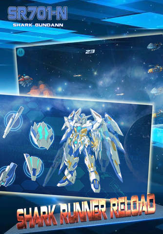 Shark Runner - SR701-N for Gundann Free Endless Sh - náhled