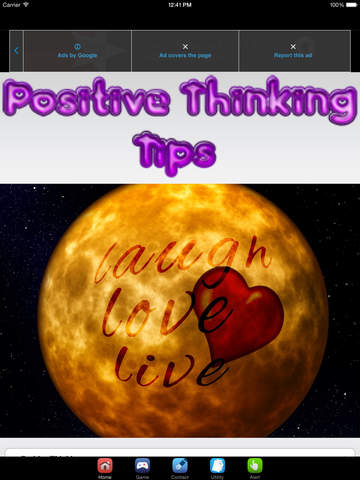 Positive Thinking Tips - náhled