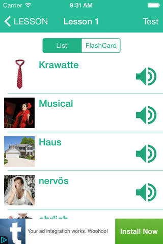 Learn German by Picture and Sound - Easy to learn  - náhled