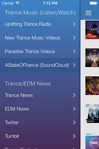 Trance Music Free - Discover New Dance Music via R - náhled