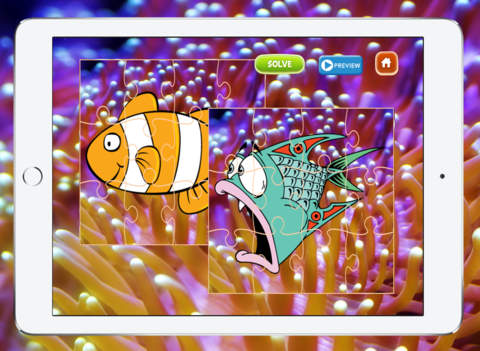 Sea Fish Aquarium Game Jigsaw Puzzles for Toddler - náhled