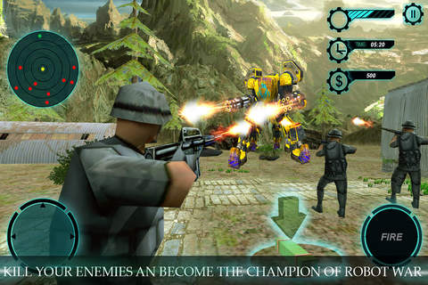 Robot War Military Mission - náhled
