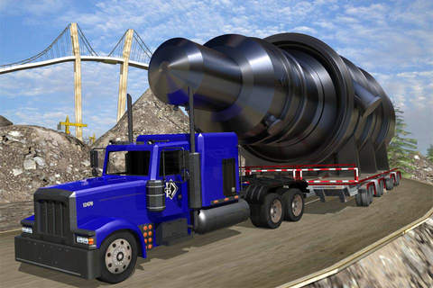 Machine Transporter Truck Parking - náhled