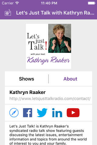 Let's Just Talk with Kathryn Raaker - náhled