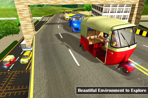 Futuristic Flying Tuk Tuk Simulator - Auto Ricksha - náhled