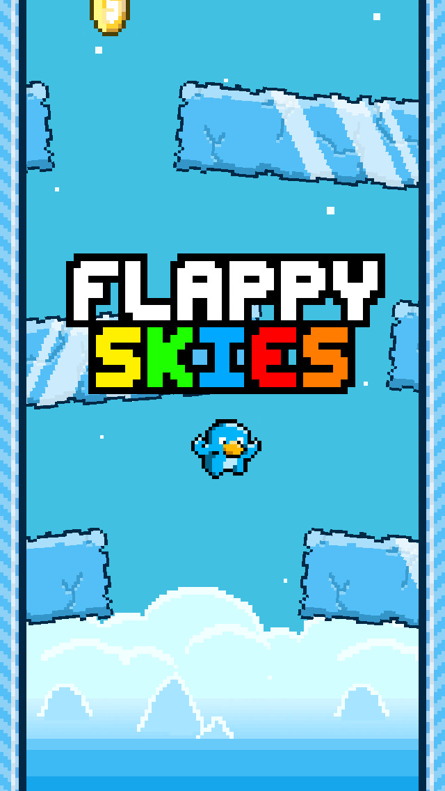 Flappy Skies - Endless Sky Flyer screenshot 1