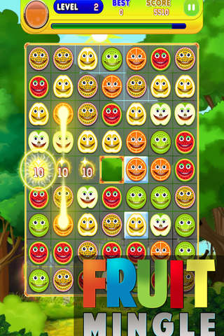 Fruit Mingle - Free Match 3 Fruits Puzzle Game - náhled