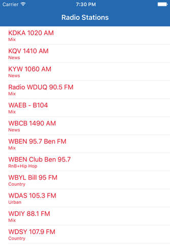 Pennsylvania Online Radio Music Streaming FM - náhled