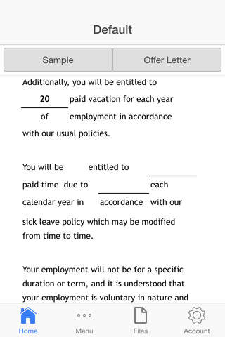 Job Offer Letter - náhled