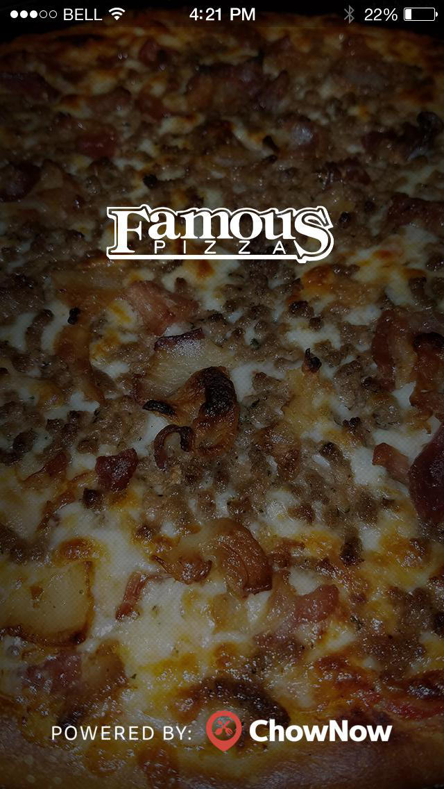 Famous Pizza House screenshot 1