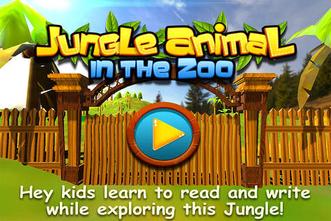 Jungle Animals in the Zoo : Let Your kid learn abo - náhled