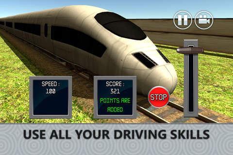 Euro Bullet Train Driving Simulator 3D - náhled