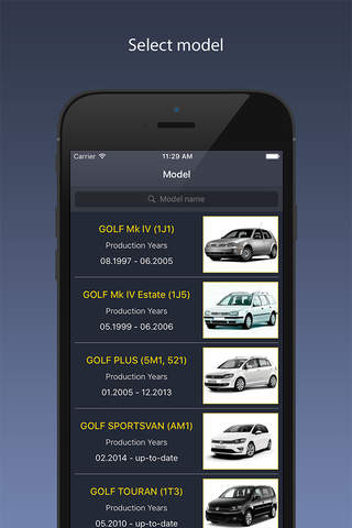 TechApp for Volkswagen - náhled