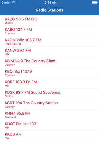 Radio New Mexico FM - Streaming and listen to live - náhled