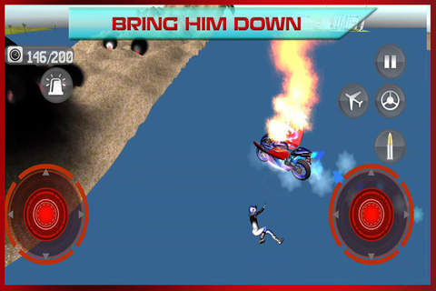Flying Bike: Police vs Cops - Police Motorcycle Sh - náhled