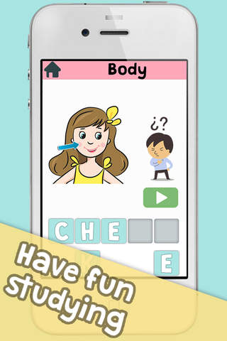 English learning for kids Vocabulary and Games - P - náhled