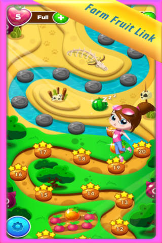 Farm Fruit Vegetables Garden Match 3 Link Splash - náhled