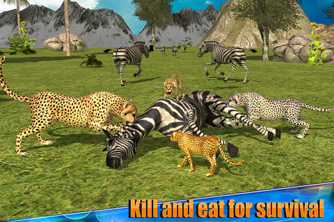 Angry Cheetah Simulator 3D - náhled