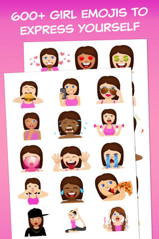 Girls Love Emoji – Extra Emojis For BFF Texting - náhled