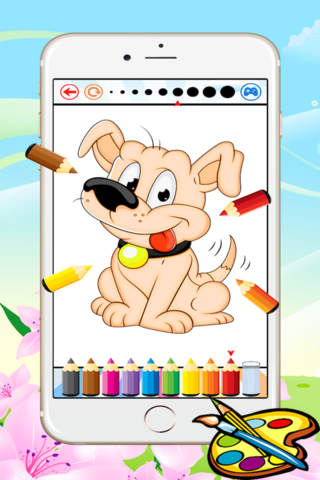 Dog Coloring Book for kid - Animal Paint and Drawi - náhled