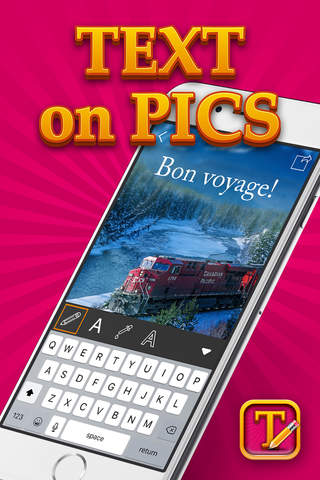 Text on Pics Photo Editor – Add Cool Captions to P - náhled