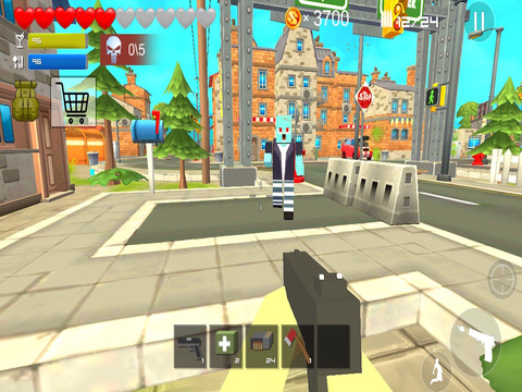 Pixel Gun Shooting - Block City Games - náhled