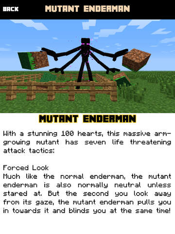 minecraft mutant enderman attacks