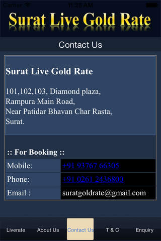 Surat Live Gold Rate - náhled