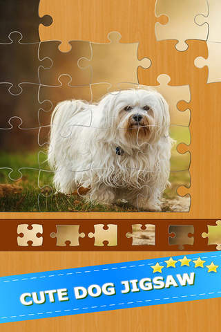 Cute Puppy Dogs Jigsaw Puzzles Games For Adults - náhled