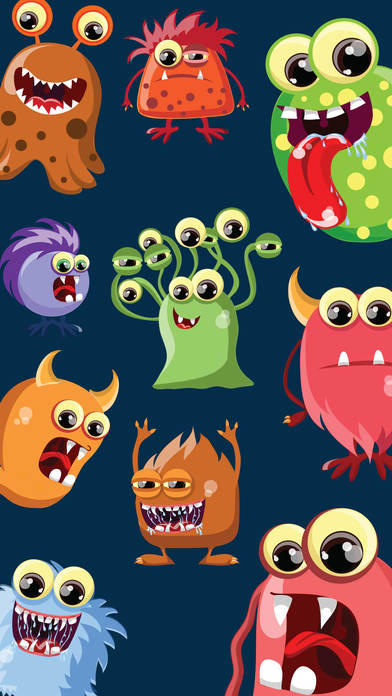 Cartoon Monsters Stickers screenshot 3