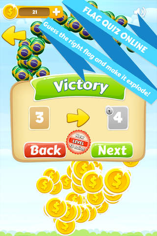 Flag quiz online, world flags game - náhled