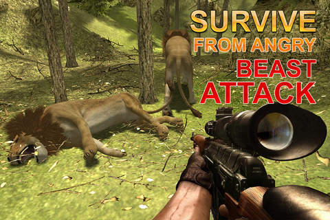 Wild Lion Hunter – Chase angry animals & shoot the - náhled