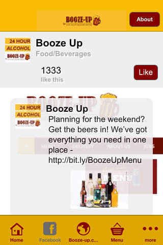 Booze Up :: Alcohol Delivery - náhled
