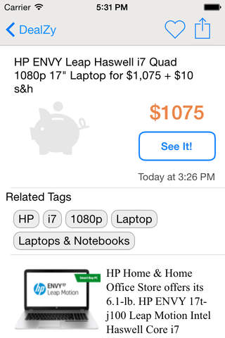 DealZy - Deals, Discounts, Coupons & Freebies - náhled