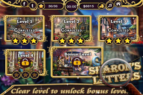 Sharon's Letters - Find the Hidden Objects free ga - náhled