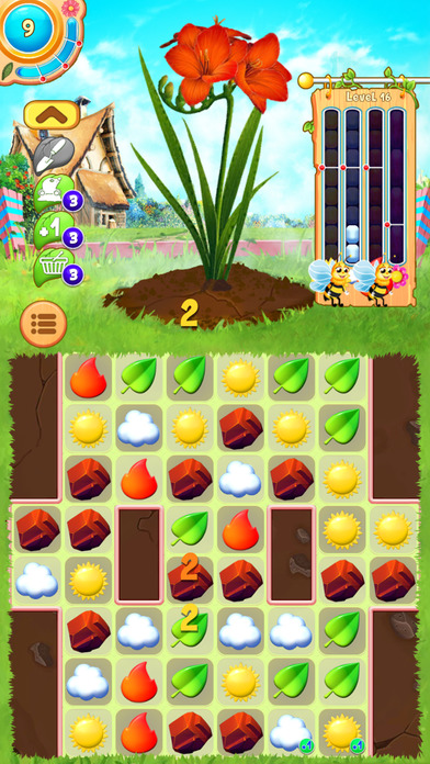 Flower Garden Match3 Game screenshot 1