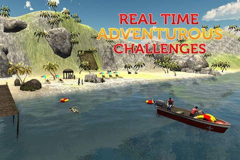 Lifeguard Rescue Boat – Sailing vessel game - náhled