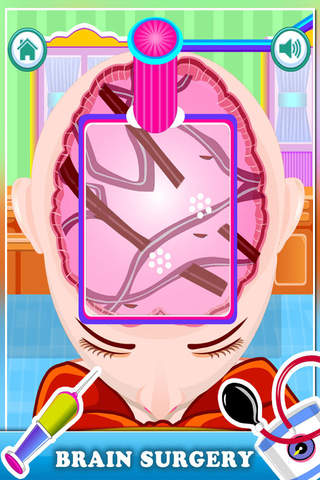 Brain Surgery Kids Free Game - náhled