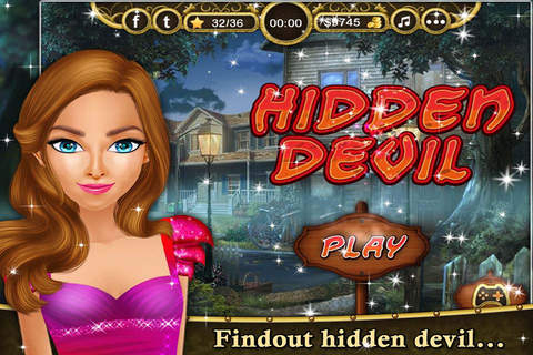 Hidden Devil  - Hidden Objects game for kids and a - náhled