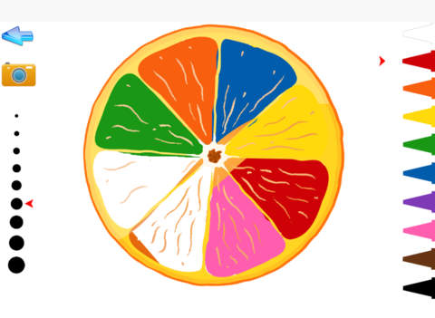 Fruit Coloring Pages For Children To Color Print - náhled