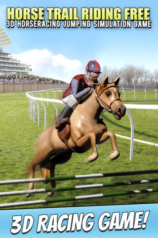 Horse Trail Riding Free - 3D Horseracing Jumping S - náhled
