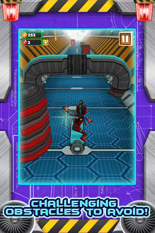 3D Skate Board Space Race - Awesome Alien Skater R - náhled