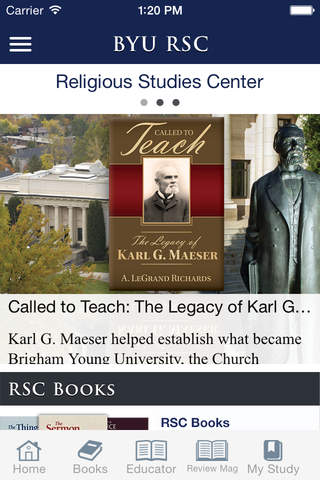 BYU Religious Studies Center (RSC) - náhled