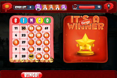 Spooky Bingo - Free Halloween Bingo Game - náhled