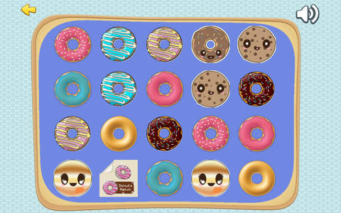 Fantasy Sweets Doughnut Cards And Matching Game Fo - náhled