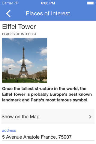 Paris Places Guide - náhled